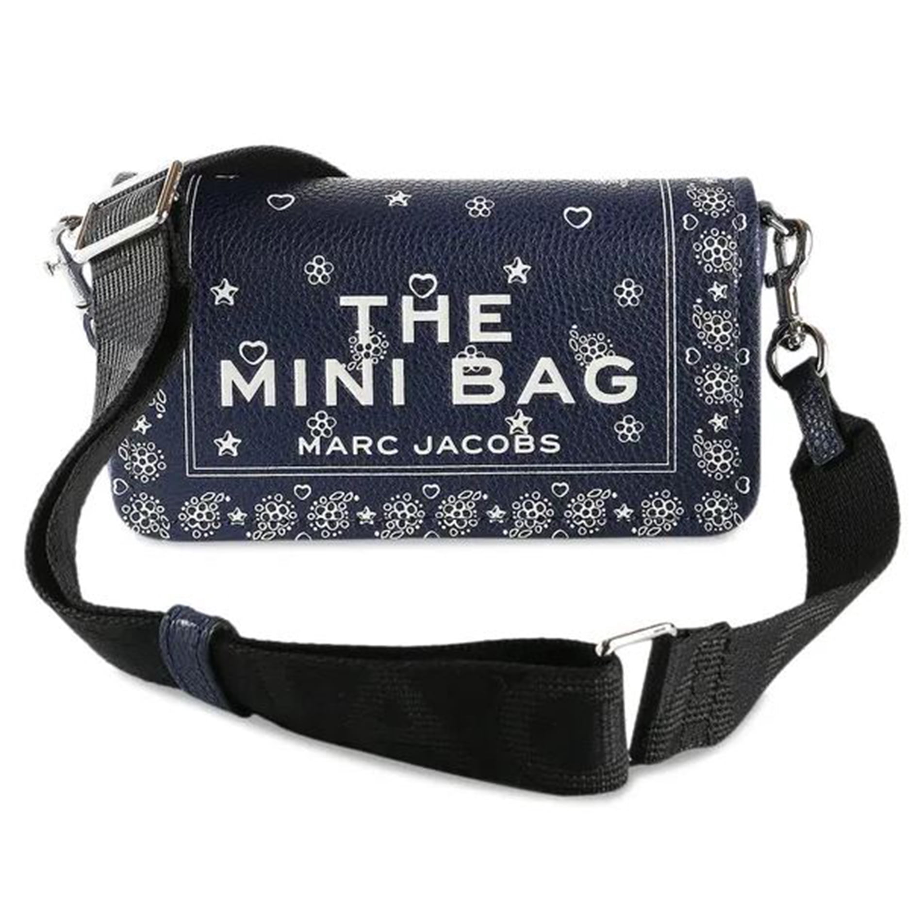 Marc Jacobs, Mini Crossbody Bag, Small Leather Bag, Black