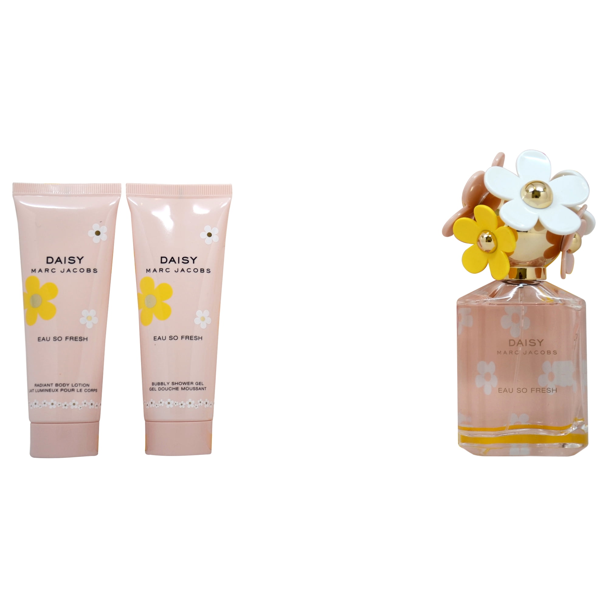 Marc Jacobs Daisy Eau So Fresh Perfume Gift Set for Women, 3 Pieces 