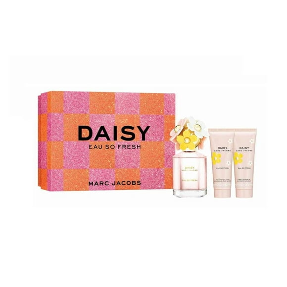 Marc Jacobs Daisy Eau so Fresh 2.5 oz EDT Spray+ 2.5 lotion+ 2.5 Gel Set NIB