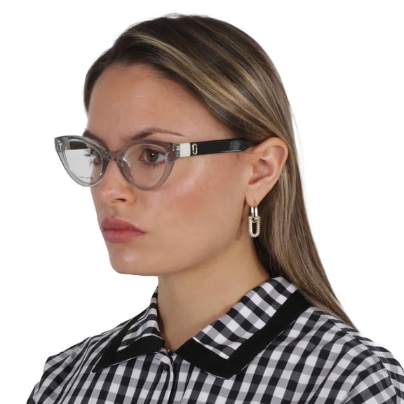 Marc Jacobs MARC 651 0R6S00 49mm Cat Eye Eyeglass Frames Women's Grey/Black