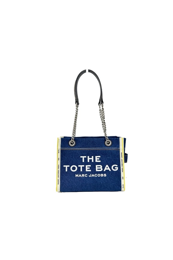 Denim Chain Small The Tote Women's Bag
