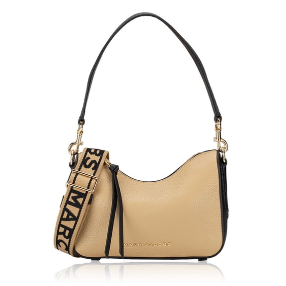 Marc Jacobs Drifter Small Convertible Shoulder Bag Pebbled Leather Iced Coffee