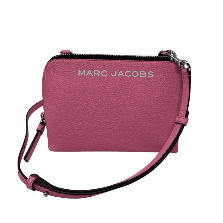 Marc Jacobs Grind Leather Crossbody Bag Pouch Petal Pink