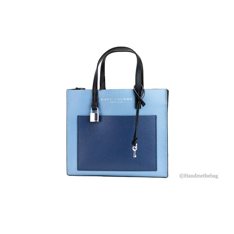 Marc Jacobs Designer Handbag - Grind Mini Blue Heaven Marc Jacobs Designer Handbag - Grind Mini Blue Heaven