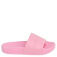 thumbnail image 1 of Marc Jacobs Kids Aqua Logo-Debossed Slides, Brand Size 31 (US Size 13.5 Kids), 1 of 1