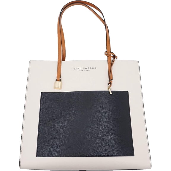 Marc Jacobs M Women's Grind Colorblock Leather Tote Bag In Sandshell