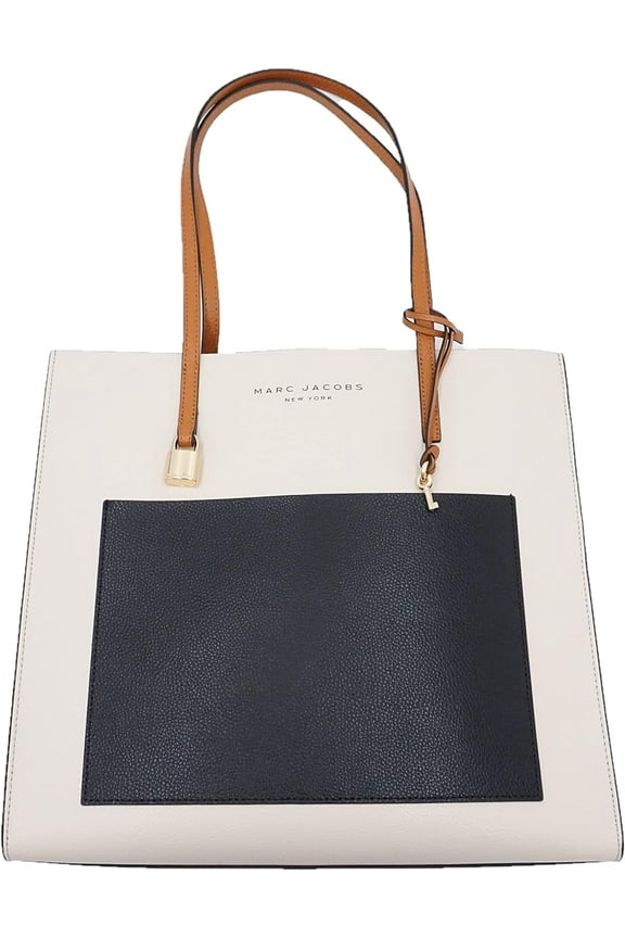 M Women's Grind Colorblock Leather Tote Bag In Sandshell