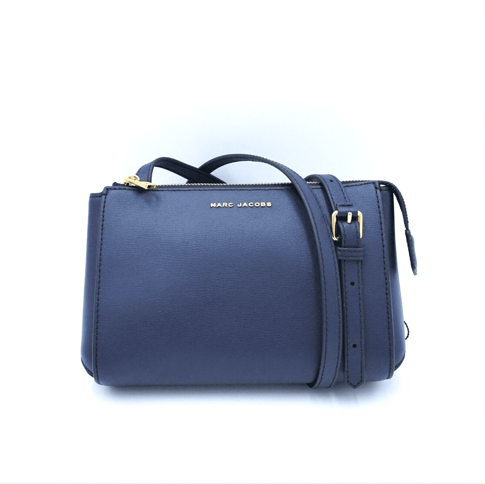 Marc Jacobs M0013941 Night Sky Blue With Gold Hardware Leather Women s Crossbody Bag