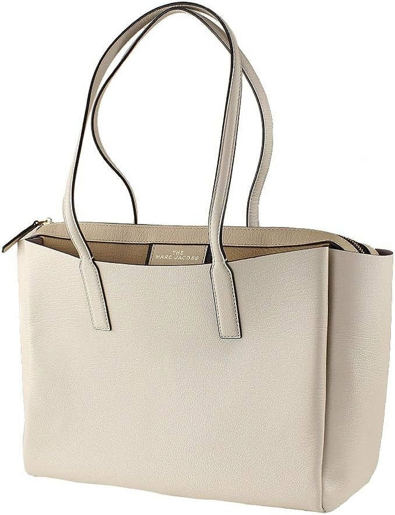 Marc Jacobs M0016479 The Protege Oatmilk Beige With Gold Hardware Leather Women s Large Tote Bag Walmart