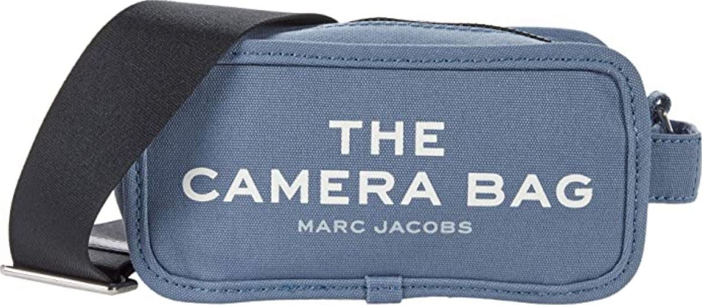 The Snapshot of Marc Jacobs - Blue printed leather rectangular bag with  shoulder strap for women