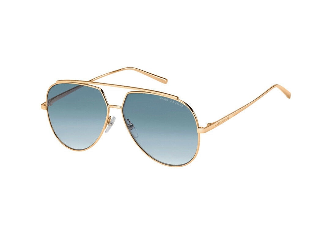 Marc jacobs aviator sunglasses gold trim 2025