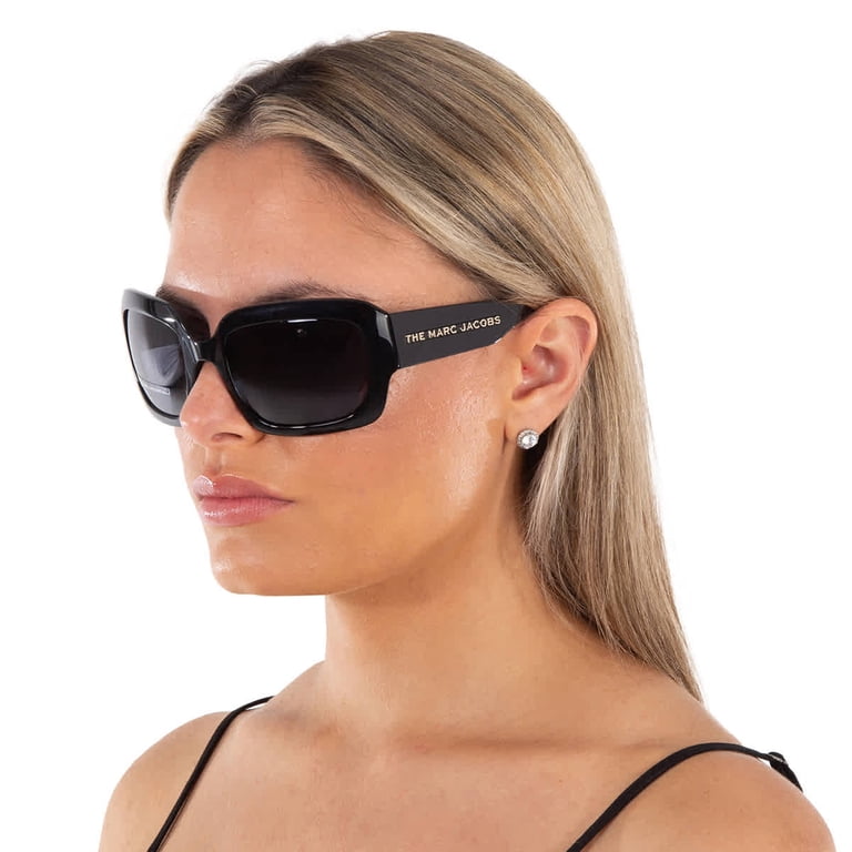 Marc Jacobs MARC-574/S 0807 Women's Black Plastic Frame Sunglasses