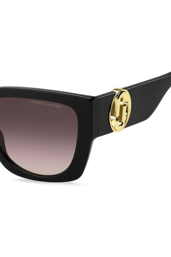 MARC 687/S Plastic Womens Square Sunglasses Black 54mm Adult