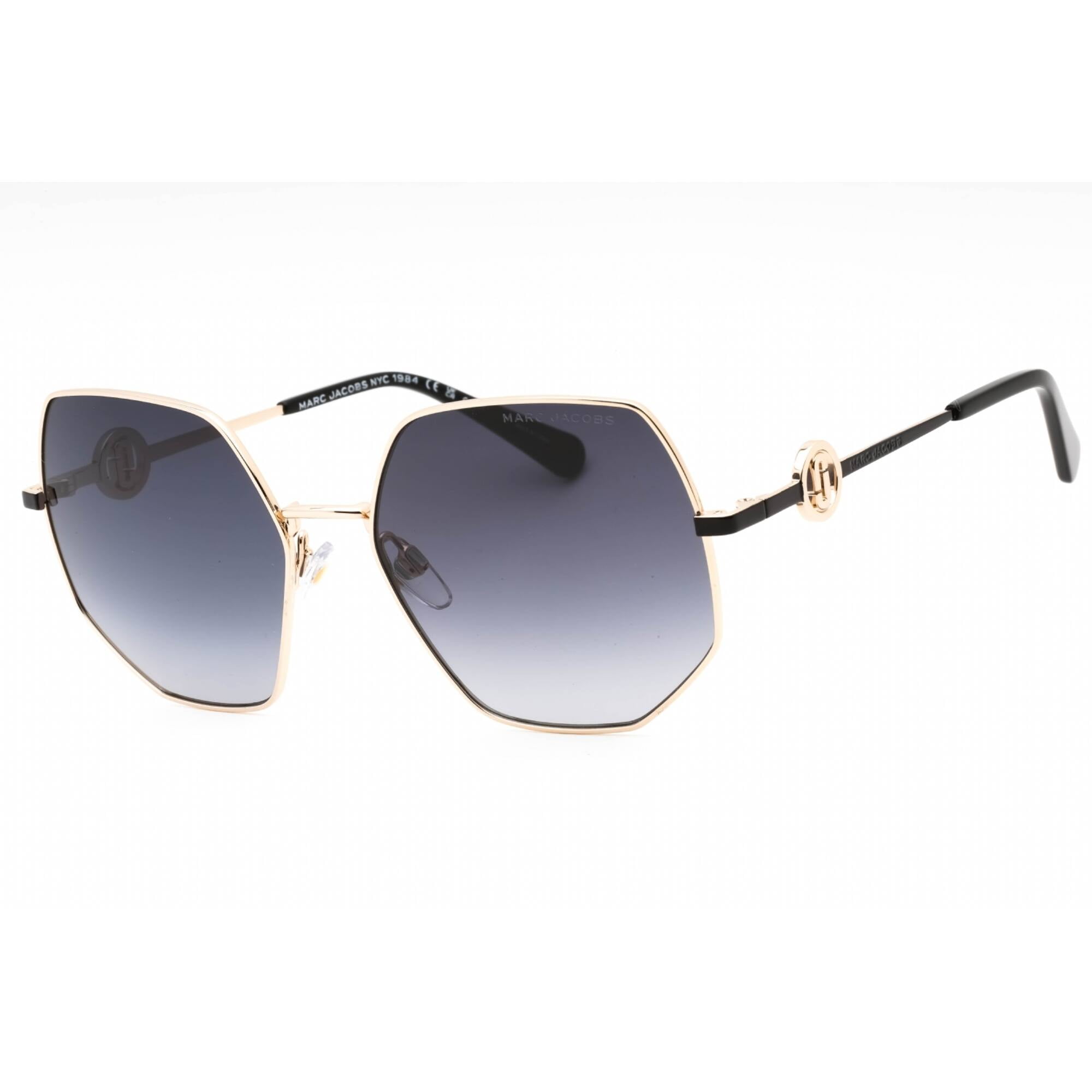 Marc Jacobs シオメトリックフレムサンクラス MARC730S RHL Marc Jacobs MARC 730/S 0RHL 9O Women's Gold Black Frame