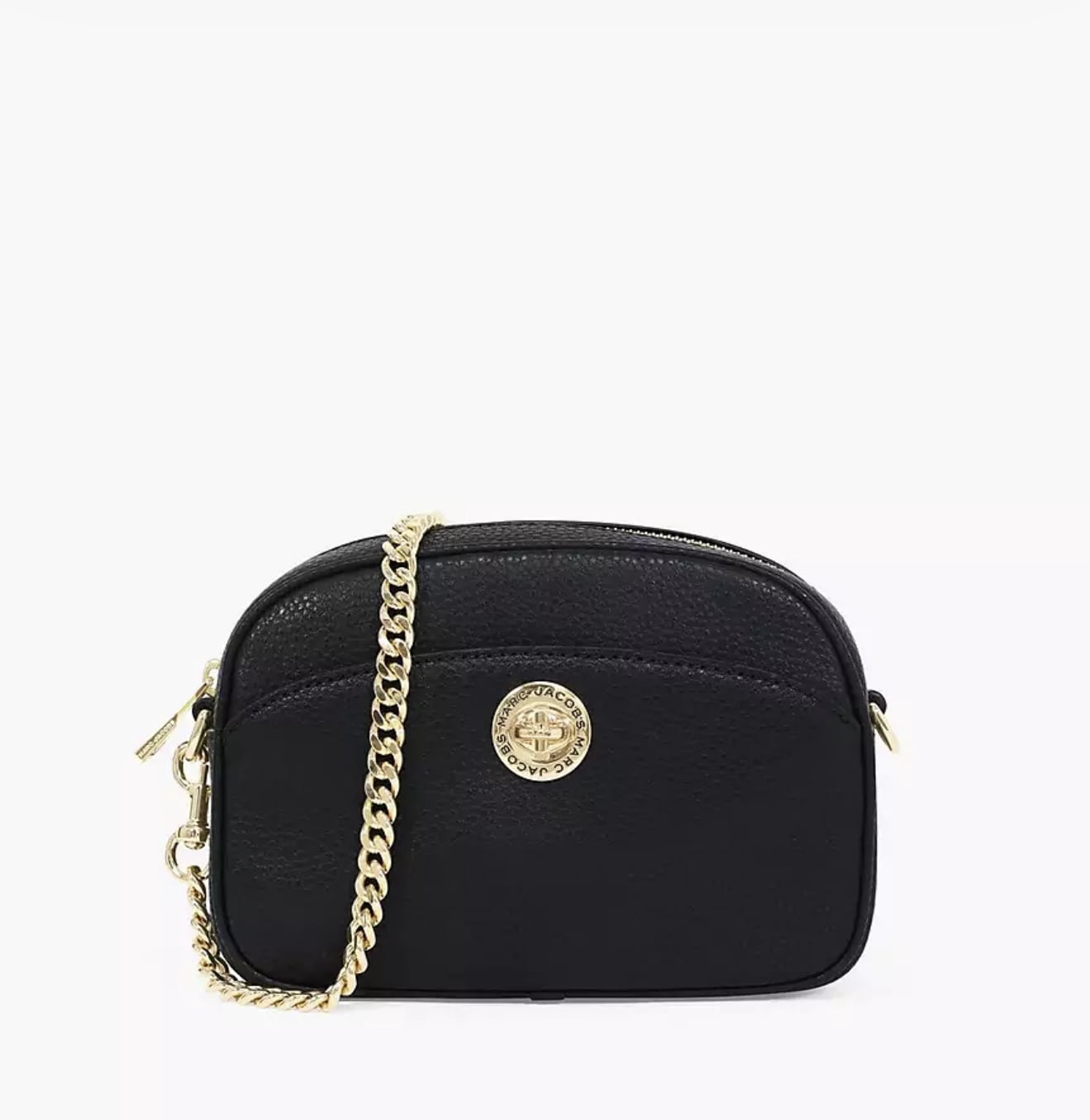 Marc Jacobs Marc Turnlock Camera Bag Leather Crossbody bag Black 