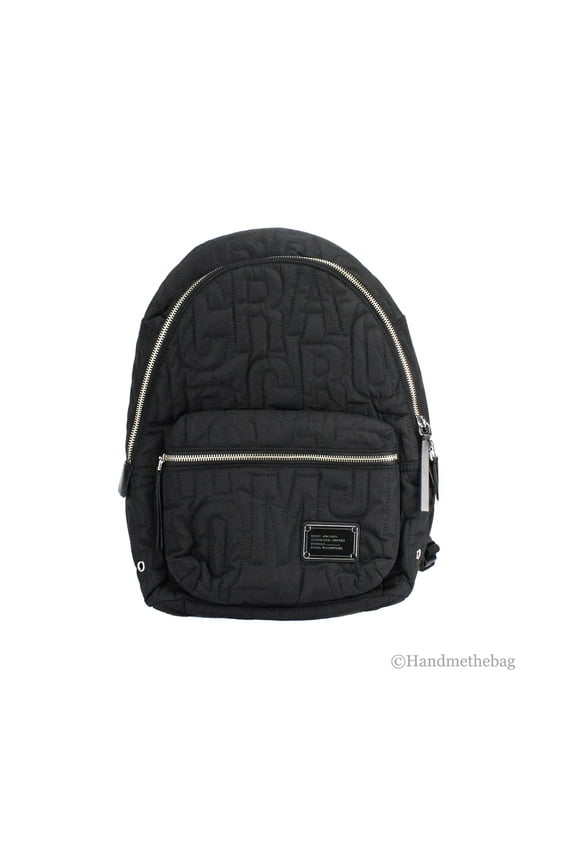Medium Black Monogram Quilted Puffy Nylon Backpack Bookbag