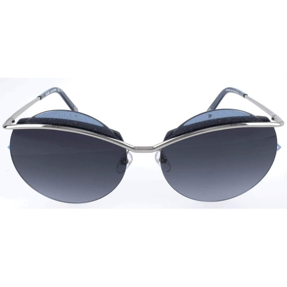 Marc Jacobs Metal Frame Dark Grey Gradient Lens Ladies Sunglasses 102S06LB9O6217