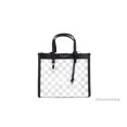 thumbnail image 1 of Marc Jacobs Mini Grind Cotton Perforated Leather Crossbody Tote Bag Purse, 1 of 5