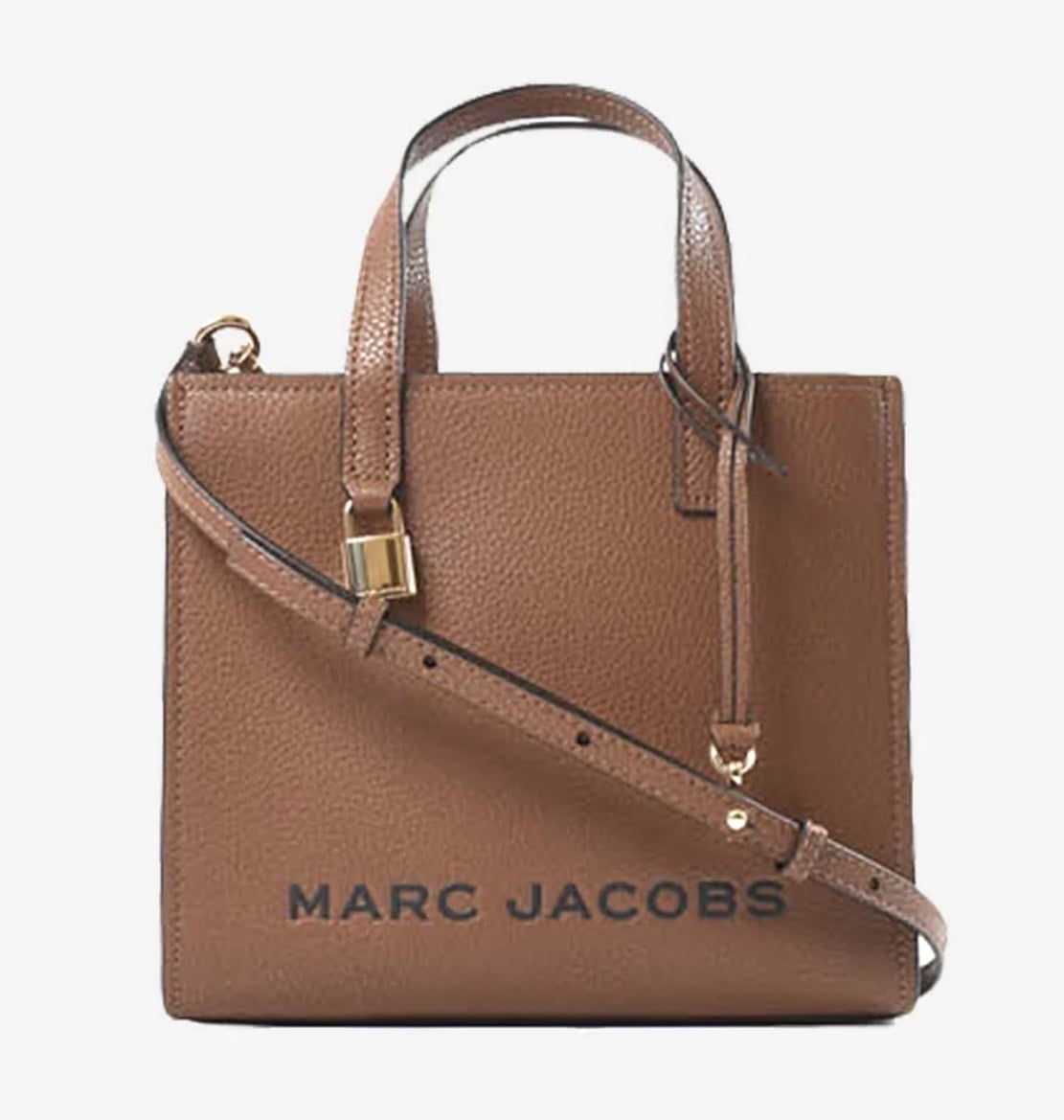 Marc Jacobs Mini Grind Leather Crossbody Tote Bag Satchel Purse