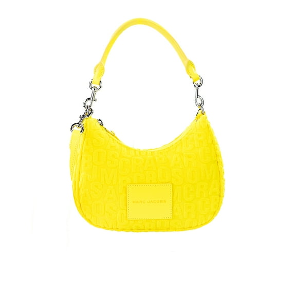 Marc Jacobs Marc Jacobs Monogram Terry Fabric Golden Kiwi Hobo Shoulder Bag Women's Purse