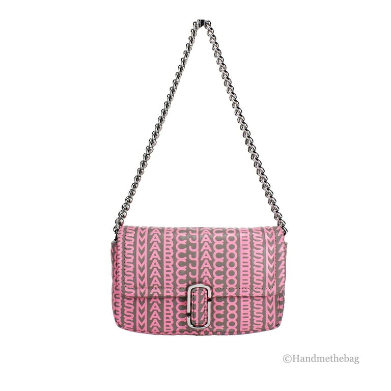 Marc Jacobs Neon Pink The Monogram Leather J Marc Mini Marc Jacobs Neon Pink The Monogram Leather J Marc Mini