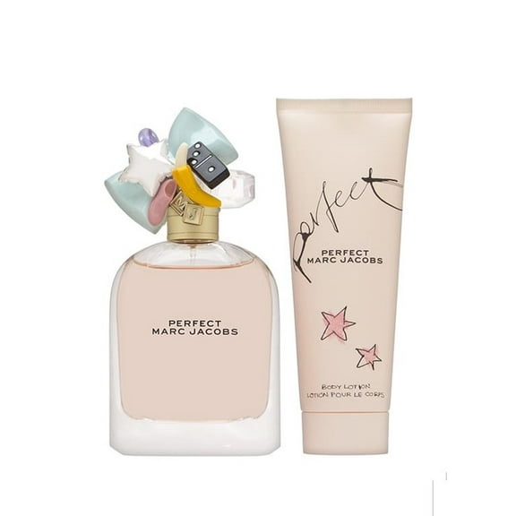 Marc Jacobs Perfect 2 piece travel exclusive Gift Set 3.3 oz EDP+ 2.5 lotion NIB