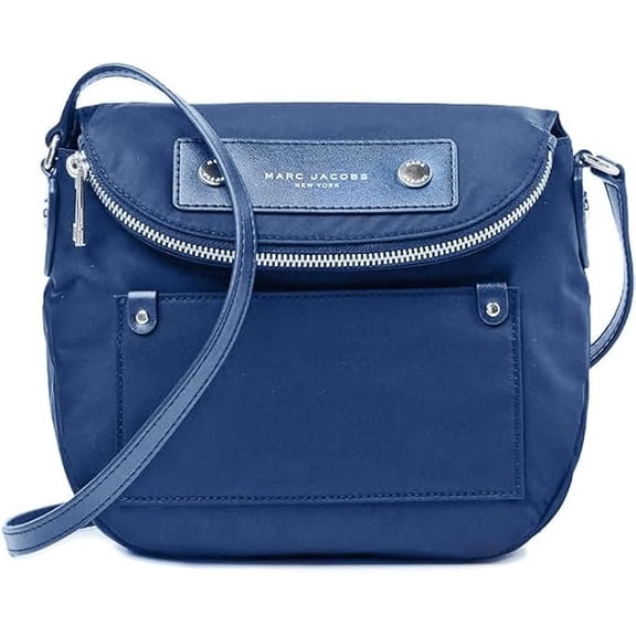 Marc Jacobs Preppy Nylon Mini Natasha Crossbody Bag (Azure Blue)