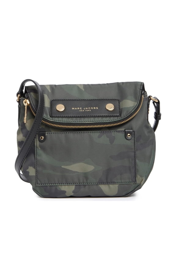 Preppy Nylon Mini Natasha Crossbody Bag, Camo Multi