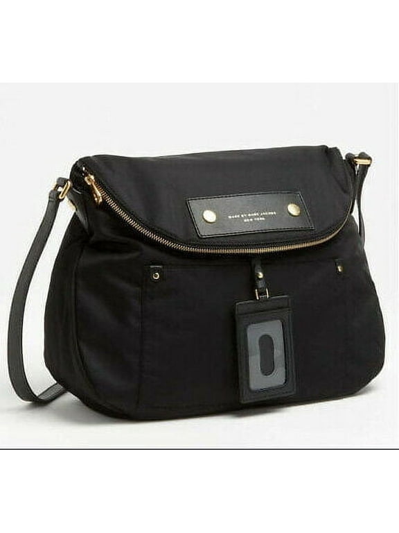 Preppy Nylon Sasha Crossbody Black