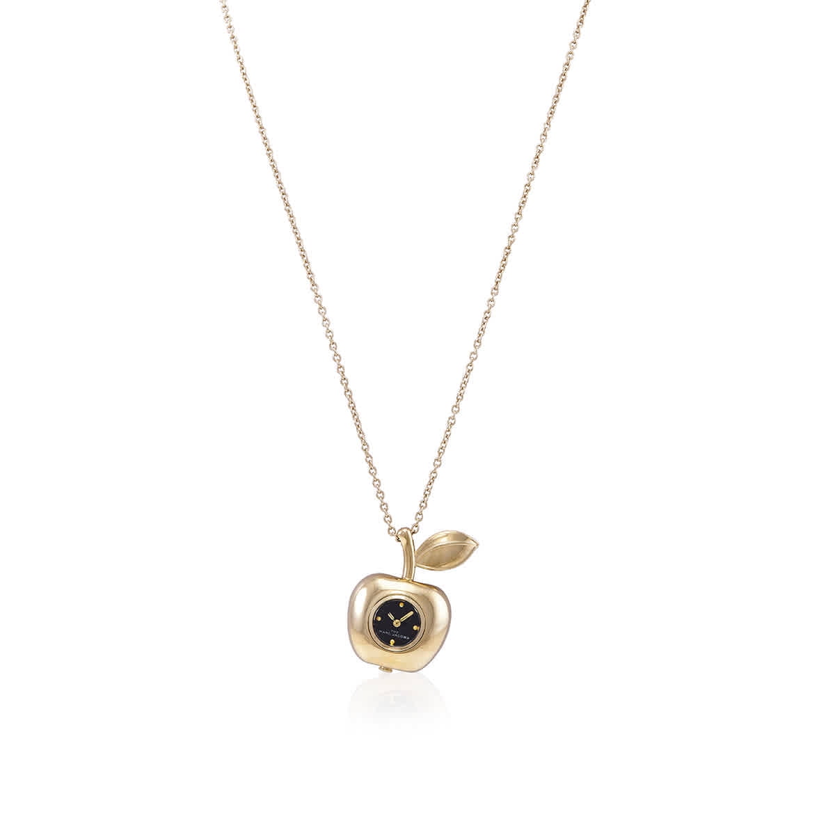 Marc Jacobs Quartz Black Dial Gold PVD Stainless Steel Ladies Necklace Watch MJ0120179308 Walmart