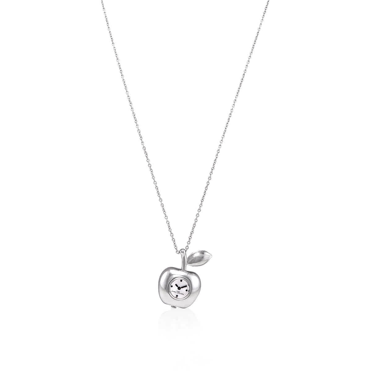 Marc Jacobs Quartz Silver Dial The Bauble Apple Pendant Marc Jacobs Quartz Silver Dial The Bauble Apple Pendant
