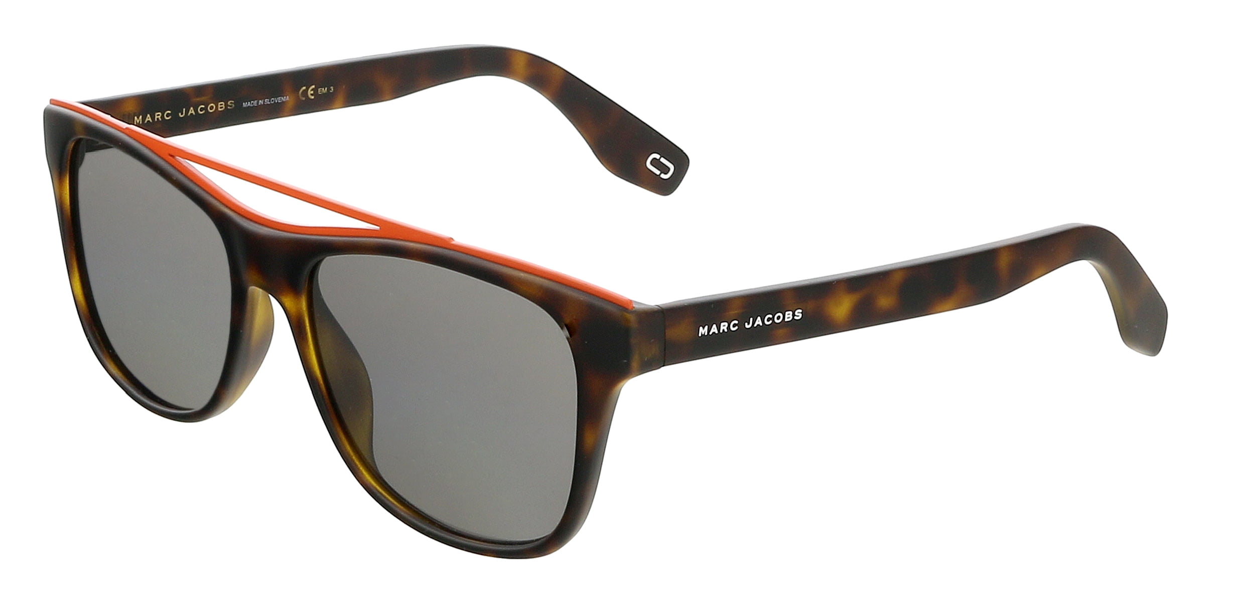 Marc Jacobs MARC303S 0N9P Matte Havana Rectangle Sunglasses for Mens