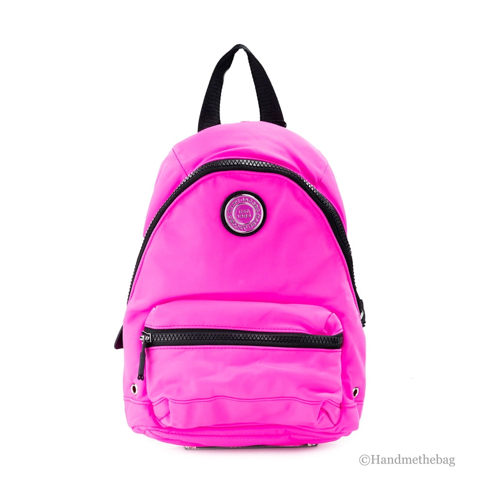 BNWT Marc Jacobs Fuchsia Backpack Purse Marc Jacobs Mini Backpack in Vivid Pink | REVOLVE main image 4