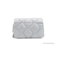 thumbnail image 1 of Marc Jacobs Small Rock Grey Quilted Leather Crossbody Bag, 1 of 1