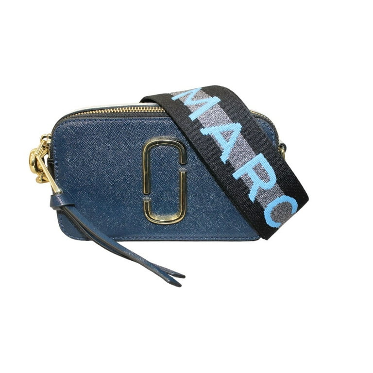 Marc Jacobs Women's Snapshot Camera Bag, Blue Multi, One Size: Handbags