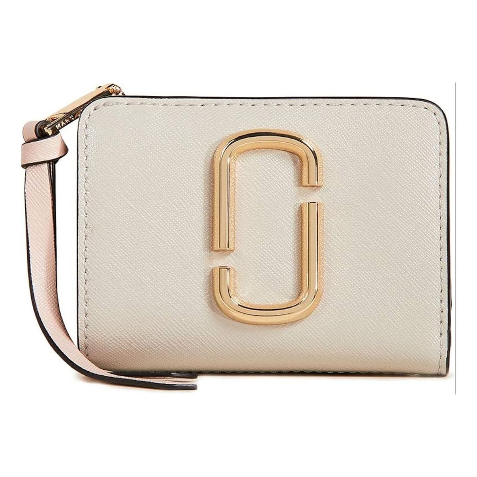 Marc Jacobs Snapshot The Snapshot Mini Compact Wallet Light Gray