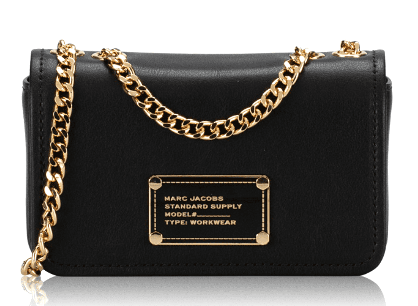 Marc Jacobs Standard Supply Mini Leather Crossbody Bag Black