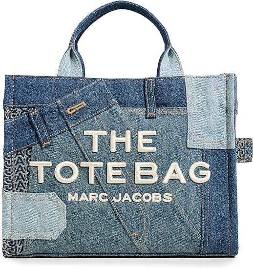 Marc Jacobs The Deconstructed Denim Medium Tote Bag - Indigo Multi