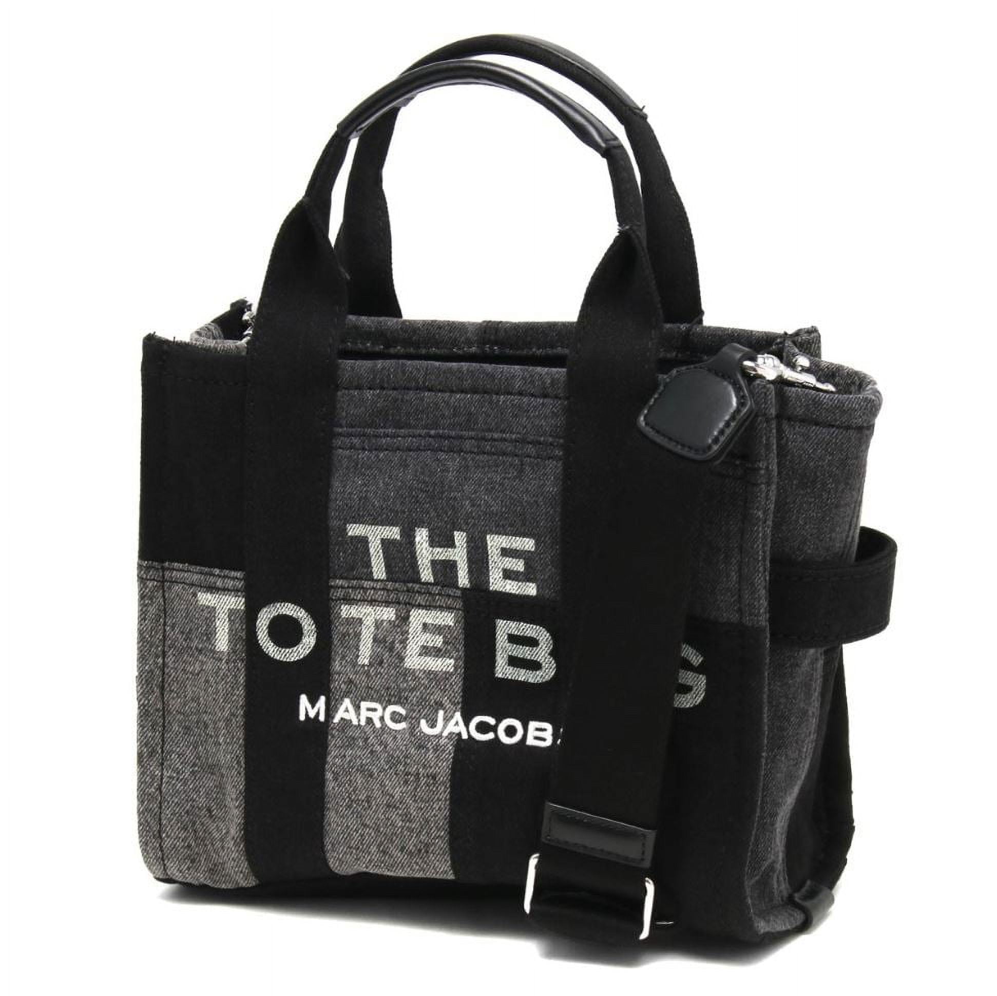 Marc Jacobs The Denim Mini Tote Bag Black Denim H016M06FA21-012 One Size 