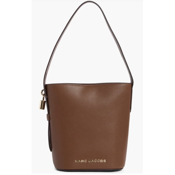 Marc Jacobs The Drifter Leather Bucket Bag Crossbody Cognac
