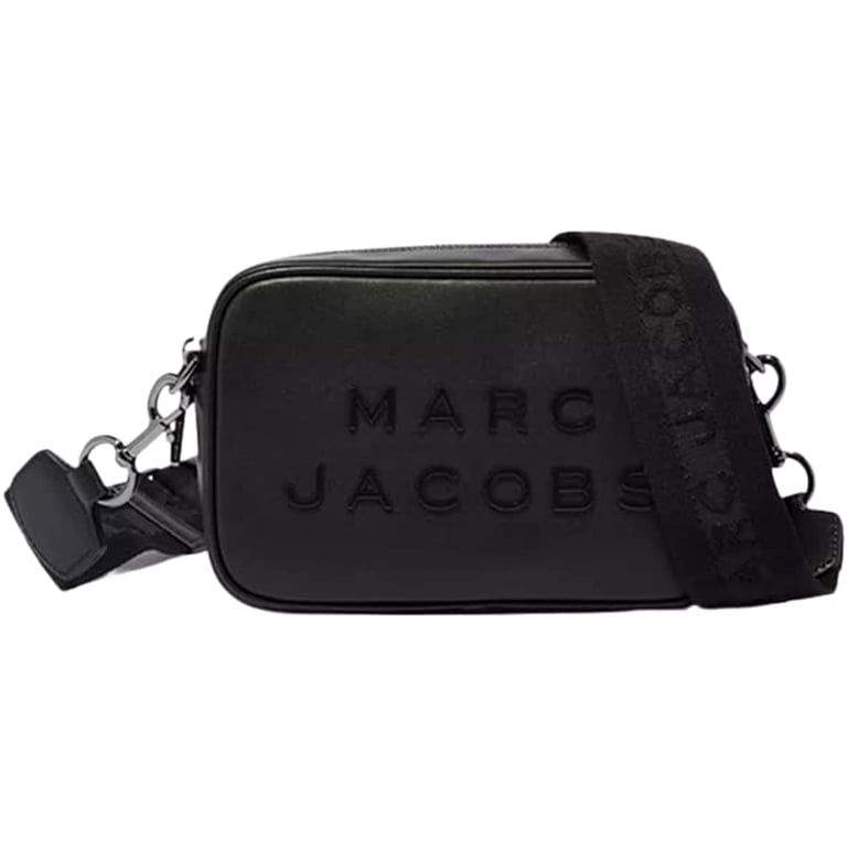 Marc Jacobs The Flash Smooth Leather Camera Crossbody Bag, Black