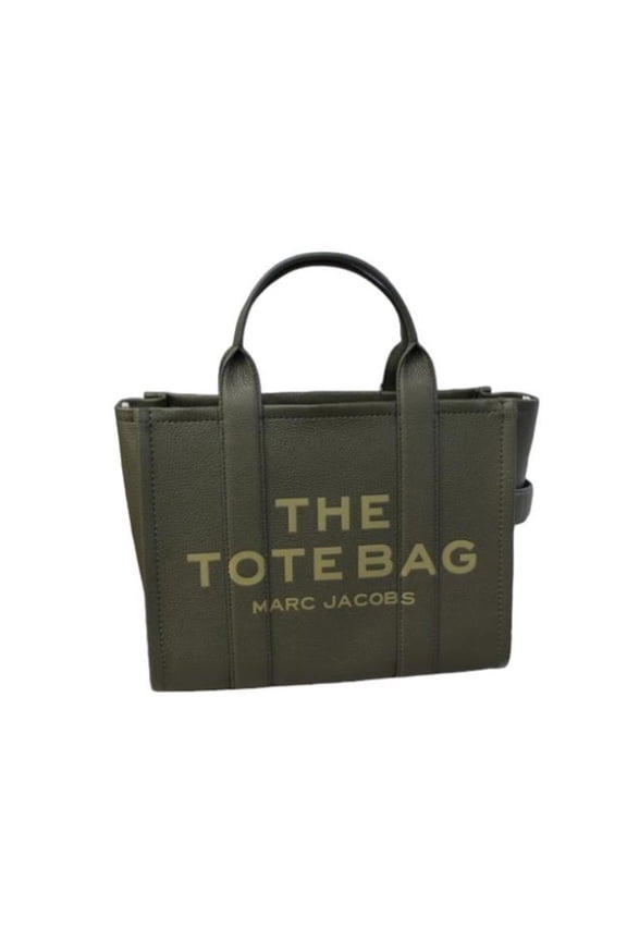 Women's The Leather Medium Tote Bag Forest Green