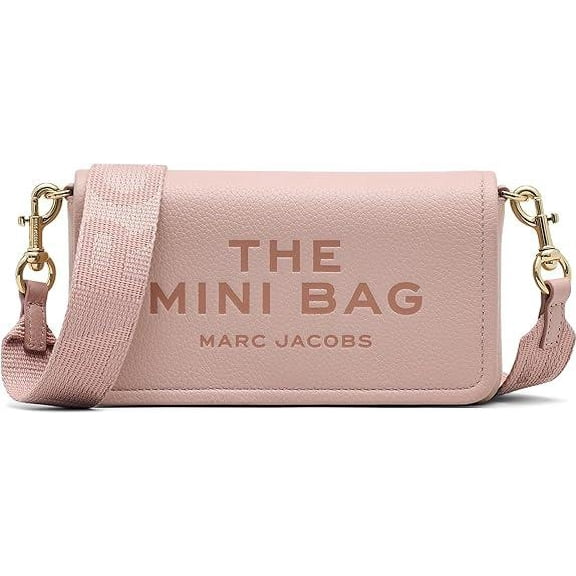 Marc Jacobs The Leather Mini Crossbody Bag - Rose