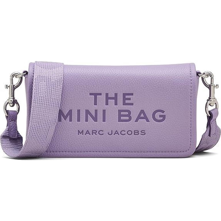 Marc Jacobs, The Leather Mini Crossbody Bag, Lilac, 100% Leather