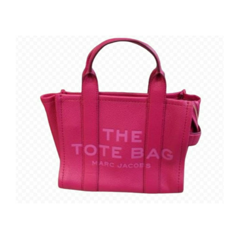 Marc Jacobs The Leather Small Tote Bag Hot Pink H009L01SP21
