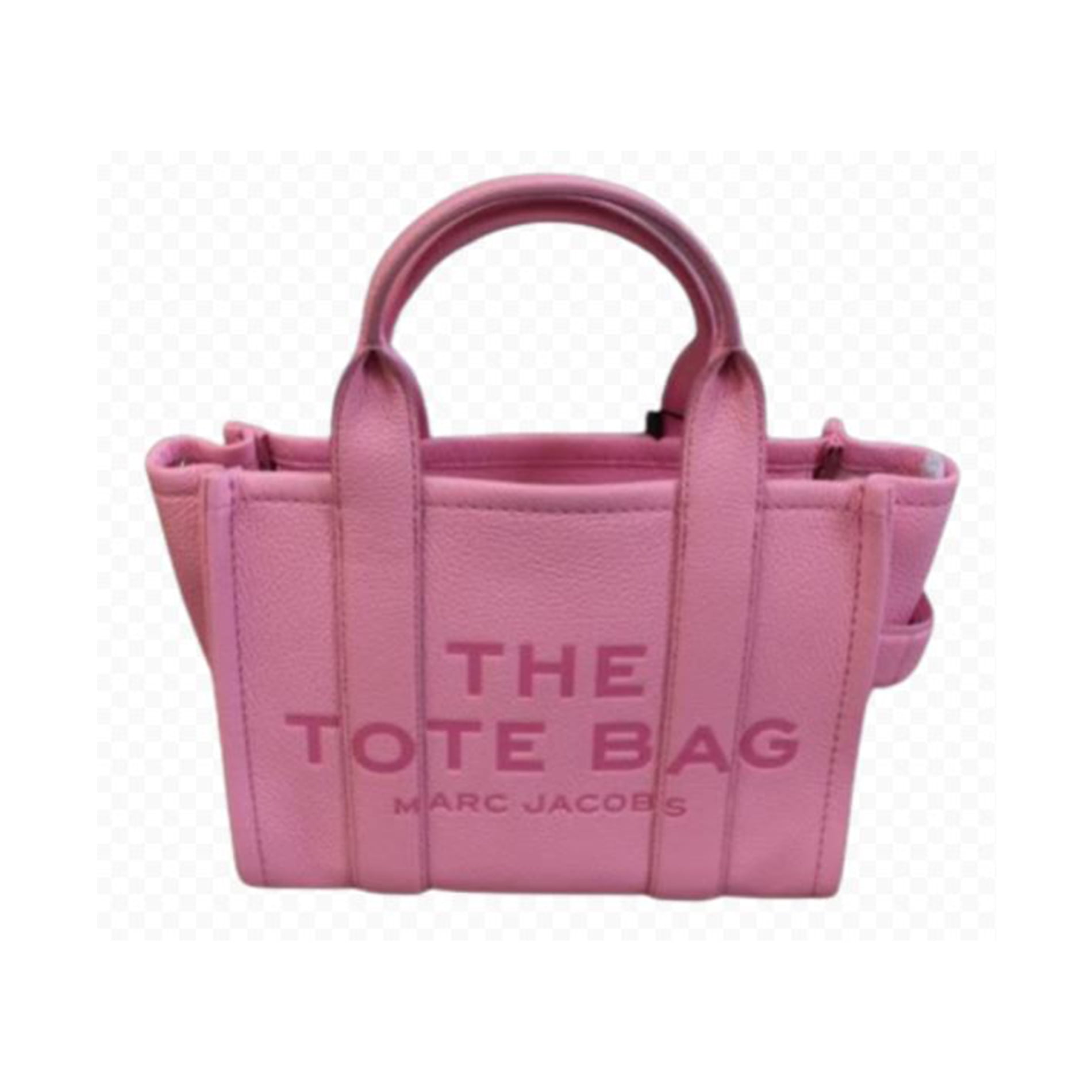 トートバッグ Marc Jacobs The Small Tote - Leather - Pink Marc Jacobs The Leather Small Tote Bag Hot Pink H009L01SP21