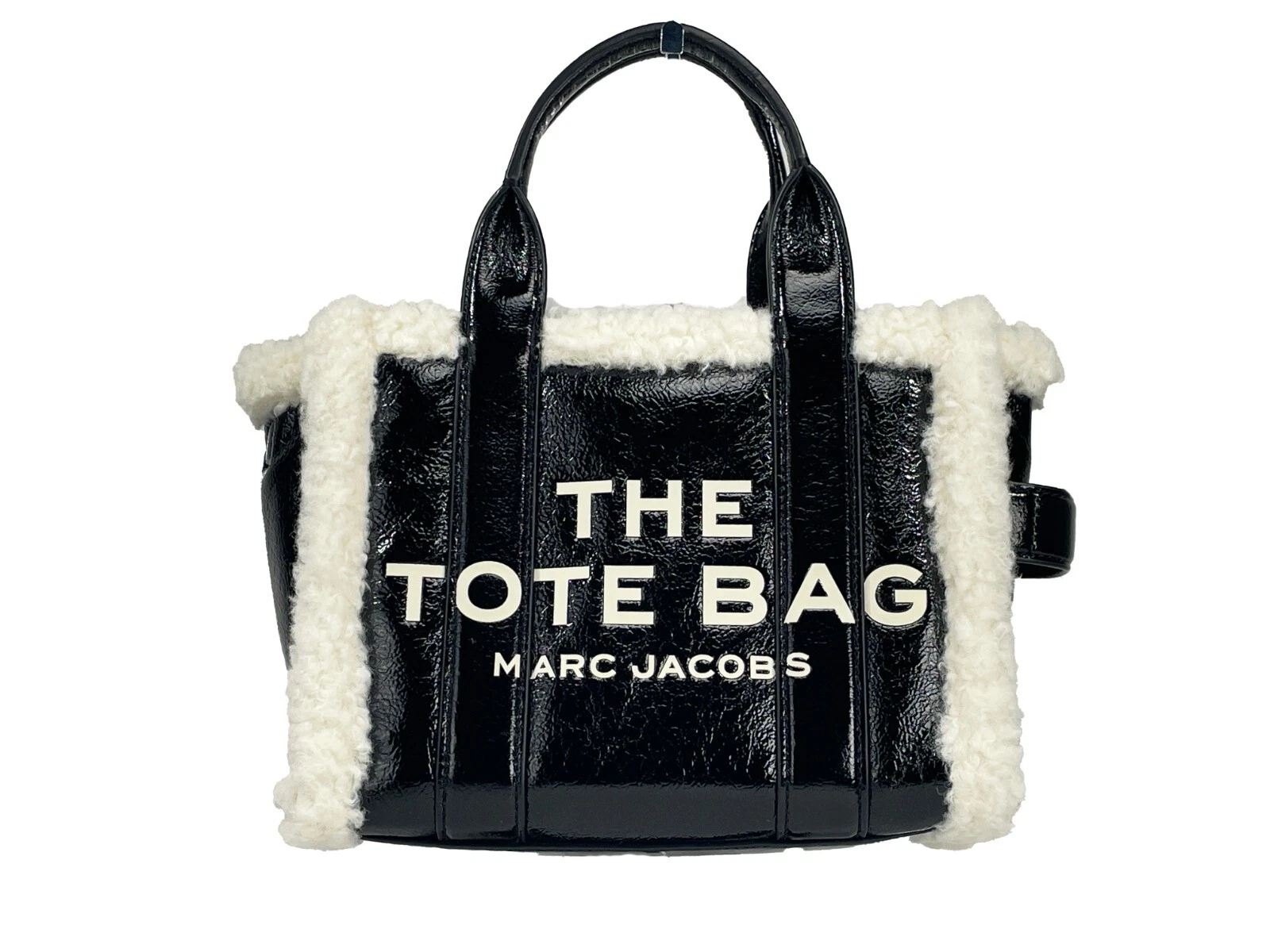 Marc Jacobs The Mini Crinkle Leather Tote Bag - Walmart.com