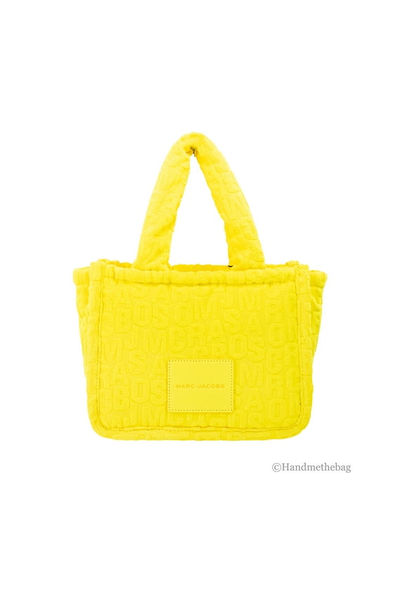 The Monogram Terry Tote Small Golden Kiwi Shoulder Bag Purse