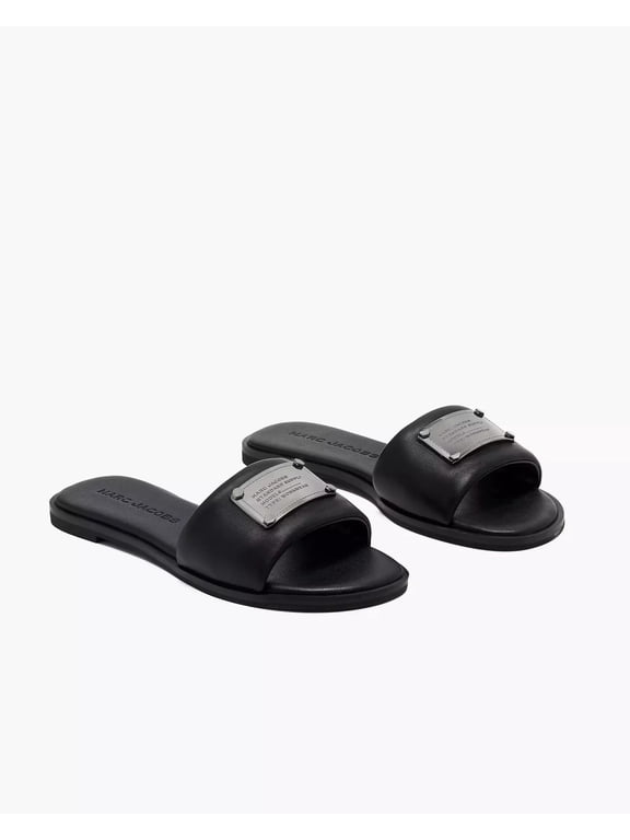 The Standard Supply Sandal - Leather Upper with Cushioned Footbed (Black) - size "EU 37 US 7"