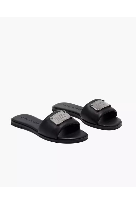 The Standard Supply Sandal - Leather Upper with Cushioned Footbed (Black) - size "EU 38 US 8"